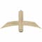 Ekena Millwork Bellingham Rough Sawn Timber Gable Bracket, Douglas Fir, 36"W x 16"H x 4"D x 4"F, 11/12 Pitch GBW036X16X0404BEL00RDF - alternate 1